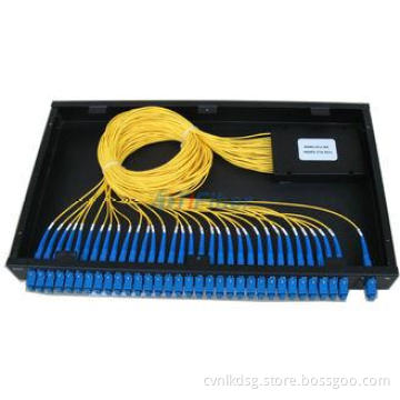 Rack Mounted Fiber Optical Terminal Box , 19 Inch PLC Split